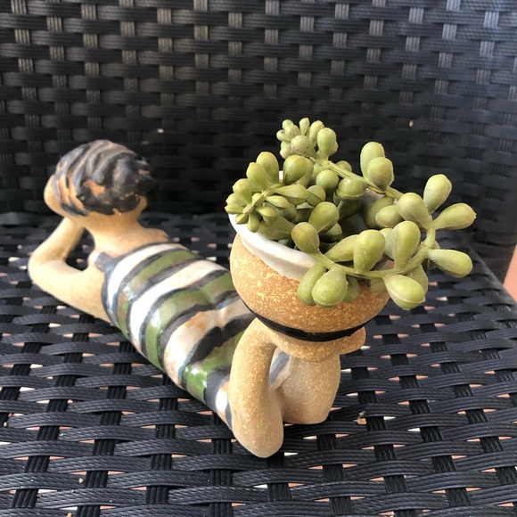 Vintage Helen Slater Metlox Pottery Poppytrail Poppets Mini Succulent Planter - Picture 6 of 10